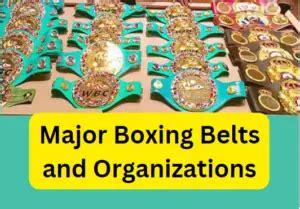 boxing organizations belts|4 Major Boxing Belts And Organizations Explained: .